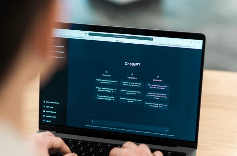 Opened ai chat laptop – 1111 Media Group